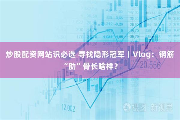 炒股配资网站识必选 寻找隐形冠军丨Vlog：钢筋“肋”骨长啥样？